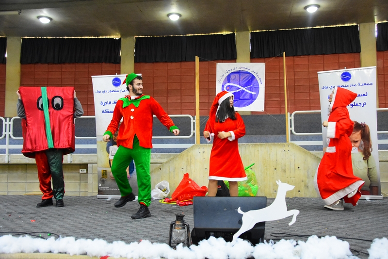 Saint Vincent de paul celebrating Christmas at Jesus & Mary school